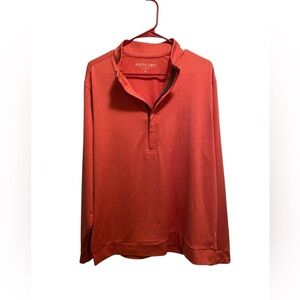 Matte Grey mens golf‎ quarterzip. Size large. Good condition